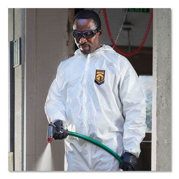 KleenGuard™ A40 Elastic-cuff, Ankle, Hooded Coveralls, 3x-large, White, 25-carton freeshipping - TVN Wholesale